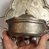 سرویس چایخوری ورشو ،تمام هنر و قلمزنی دست با اصالت ۸۰ ساله