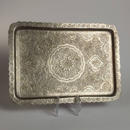 سینی ورشو قلمزنی دستی، قدمت ۸۰ ساله (پهلوی اول)