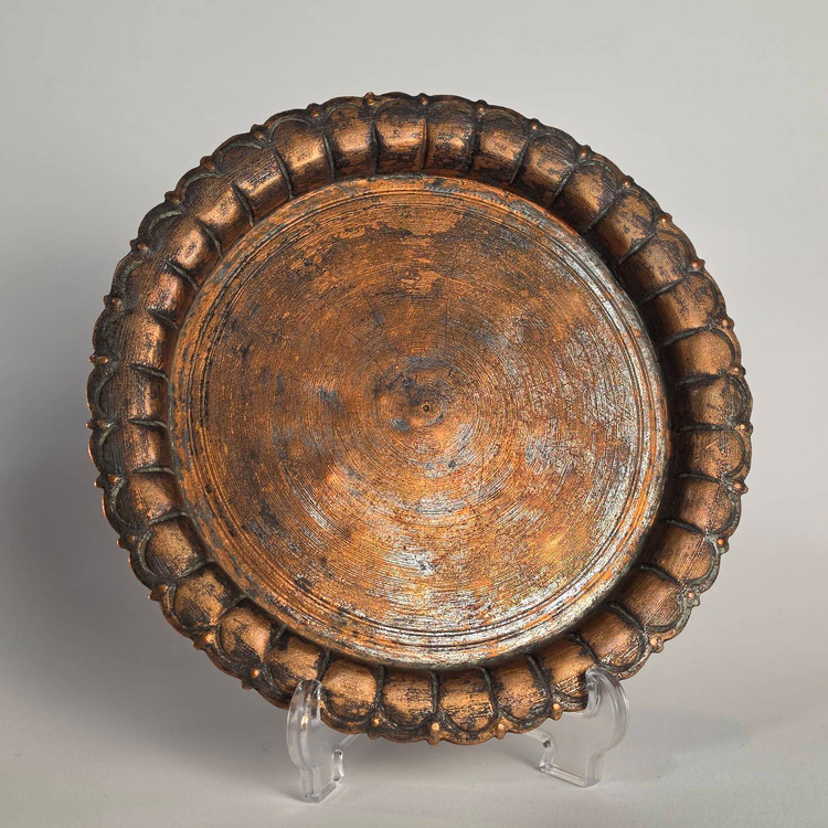 سینی مسی خویی قدمتدار اصیل و صد درصد بکر و سنگین(۲۰۰ ساله)